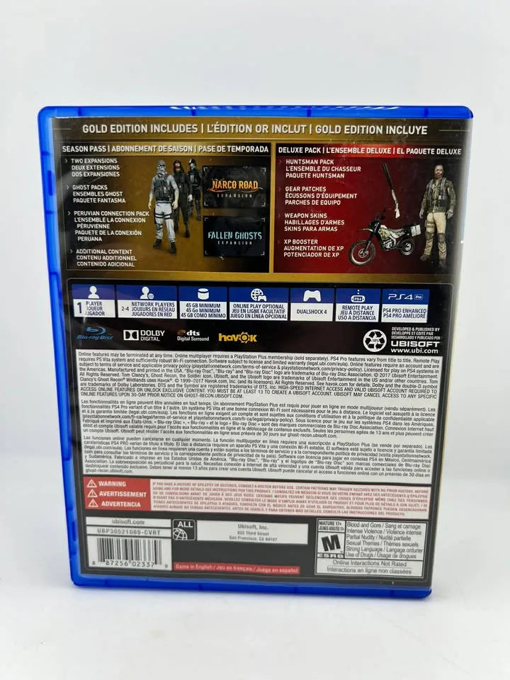 Tom Clancy's Wildlands Gold Edition Playstation 4 Ps4