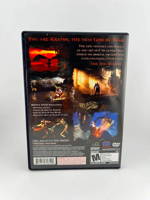 God of War II 2 Playstation 2 PS2