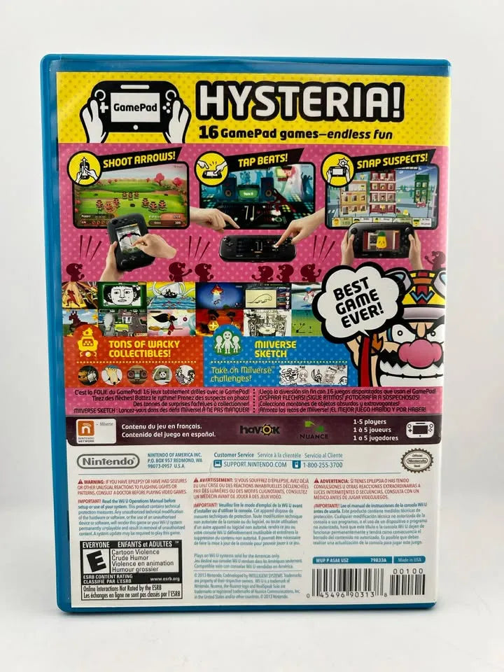 Game And Wario Nintendo WiiU