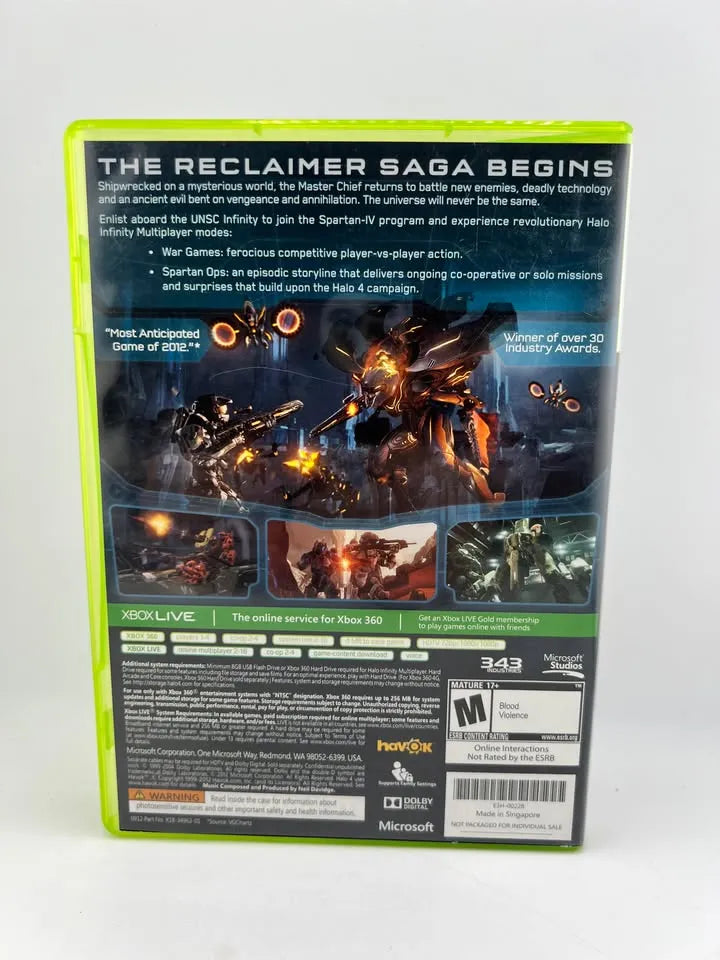 Halo 4 Not For Resale Xbox 360 X360