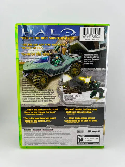 Halo: Combat Evolved Best of Platinum Hits Xbox