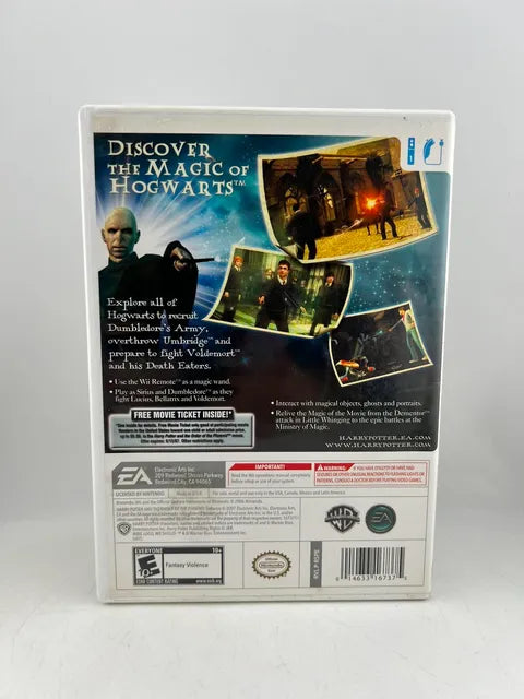 Harry Potter and the Order of the Phoenix Nintendo Wii