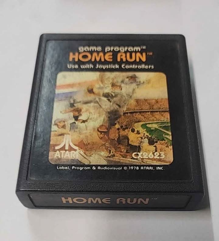 Home Run atari 2600 jeux video game-x