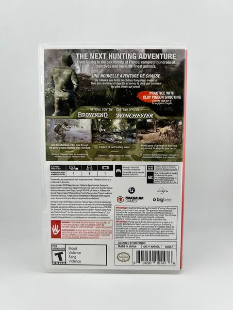 Hunting Simulator Nintendo Switch