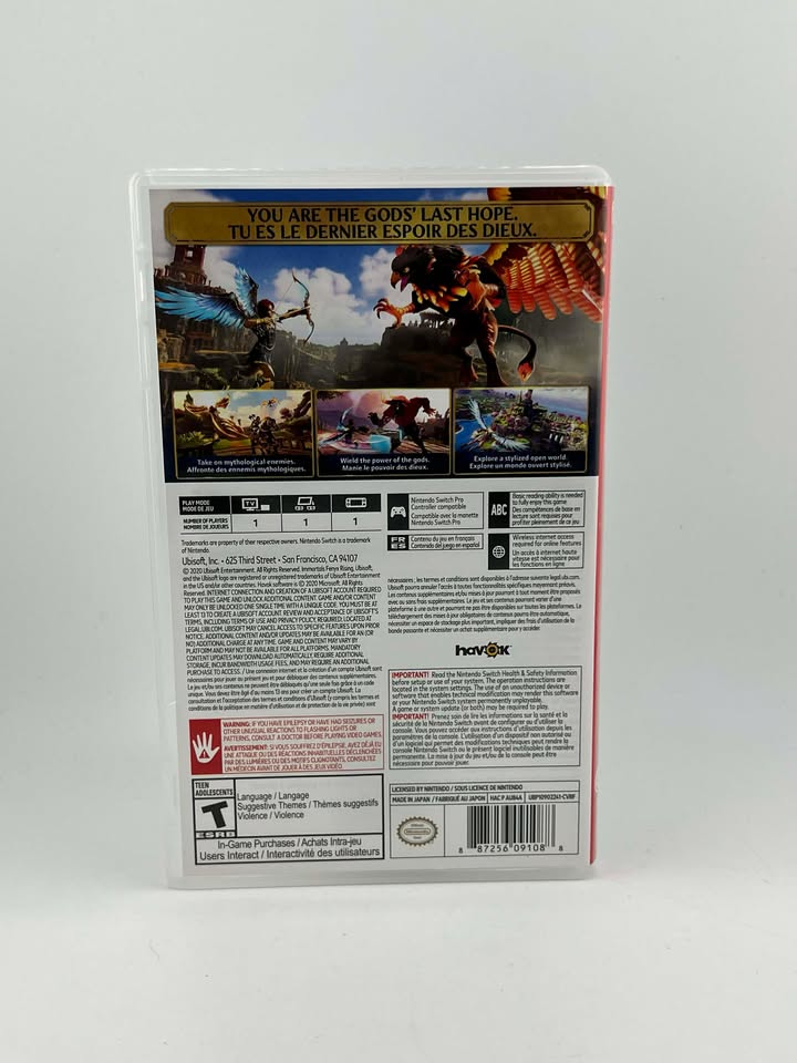 Immortals Fenyx Rising Nintendo Switch