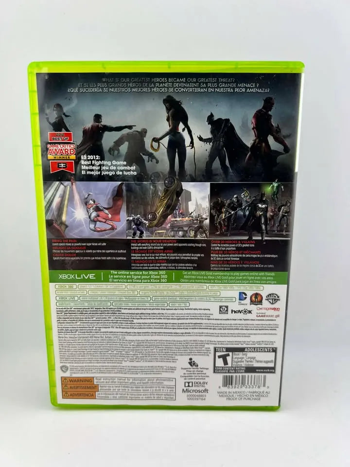 Injustice: Gods Among Us Xbox 360 X360