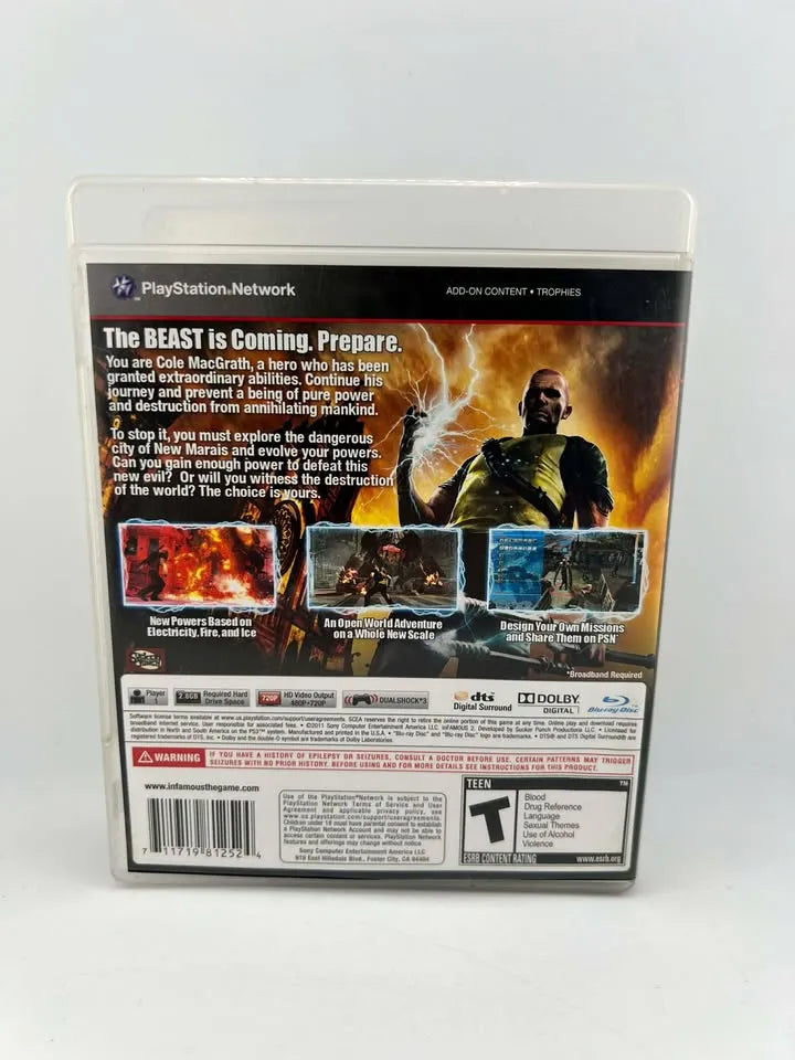 Infamous 2 Playstation 3 PS3