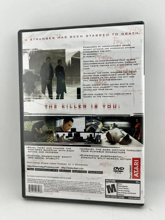 Indigo Prophecy Playstation 2 PS2