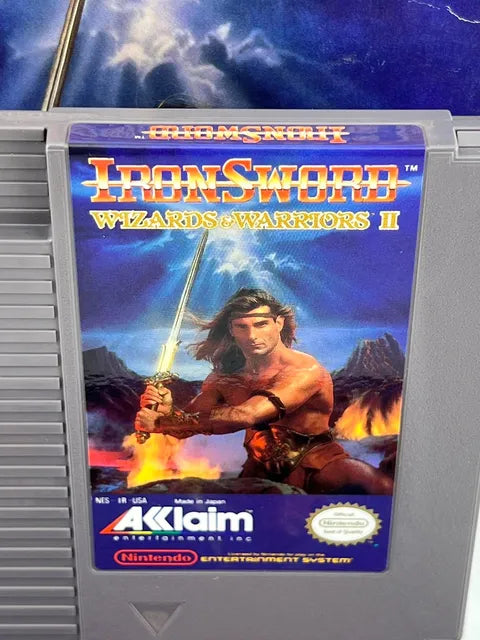 Iron Sword Wizards and Warriors II 2 Nintendo NES