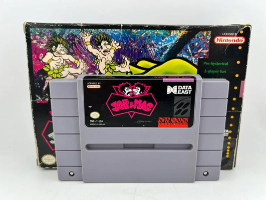 Joe and Mac Super Nintendo Snes
