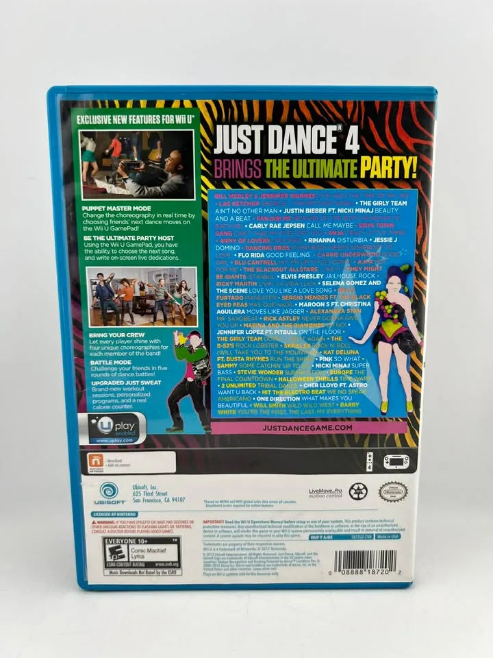 Just Dance 4 Nintendo WiiU