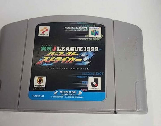 JIKKYOU J.LEAGUE 1999 PERFECT STRIKER 2 JAP IMPORT JN64 Jeu seulement // Game only