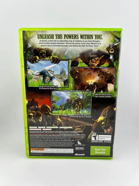 Kameo Elements Of Power Not For Resale Xbox 360 X360