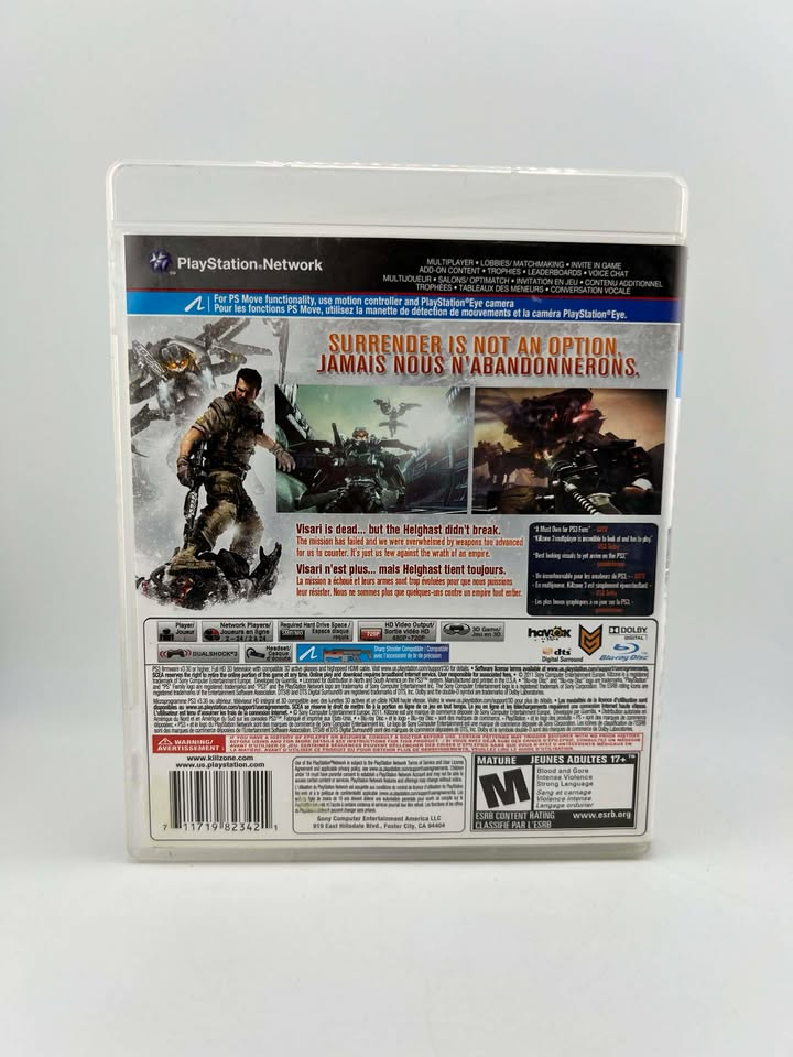 Killzone 3 PlayStation 3 PS3