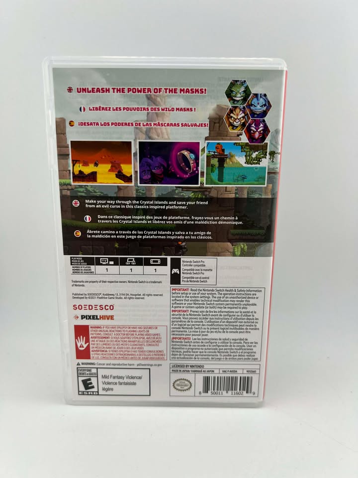 Kaze and the Wild Masks Nintendo Switch