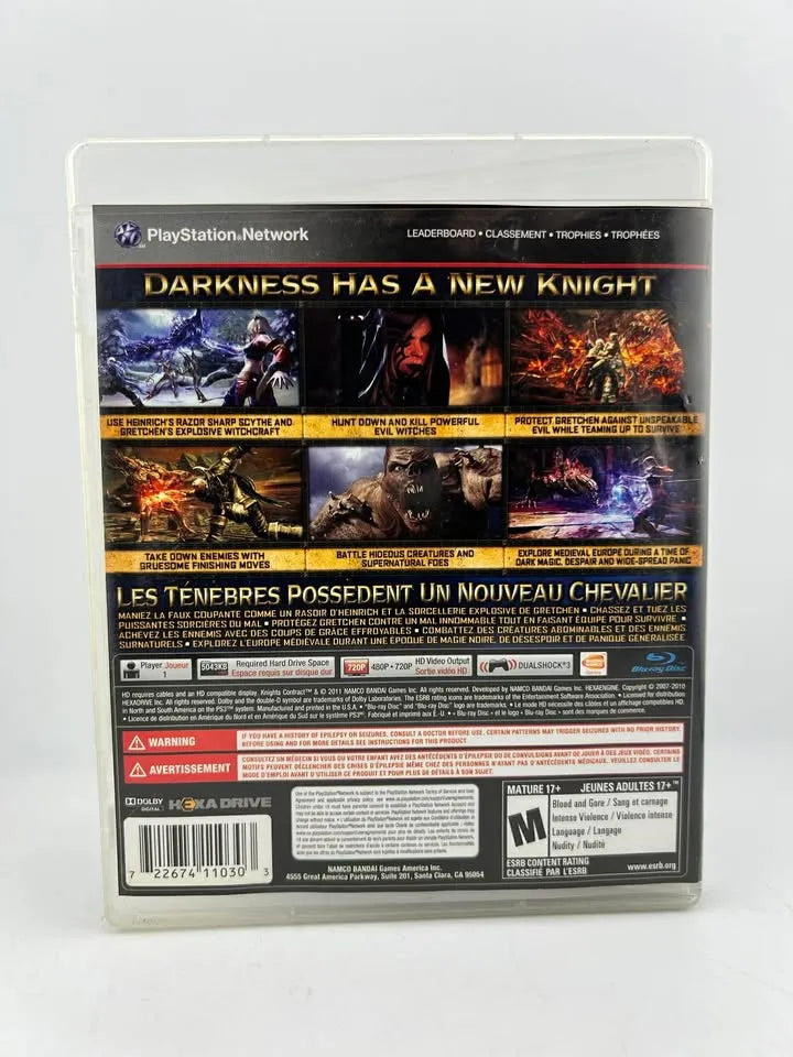 Knights Contract Playstation 3 PS3
