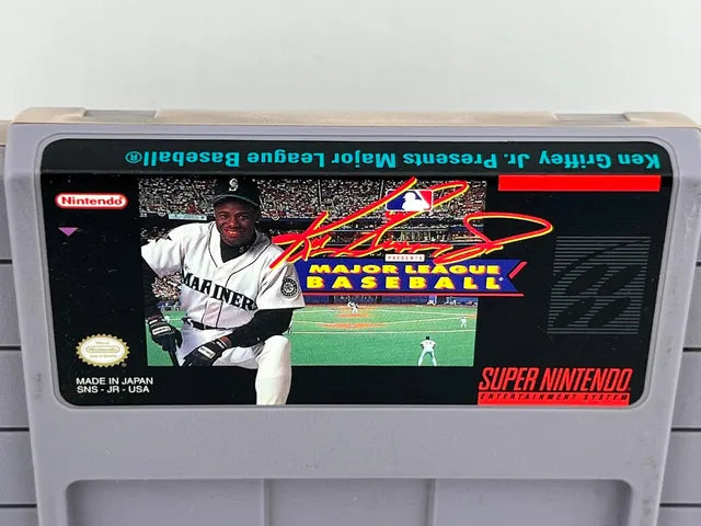Ken Griffey Jr Major League Baseball Super Nintendo SNES