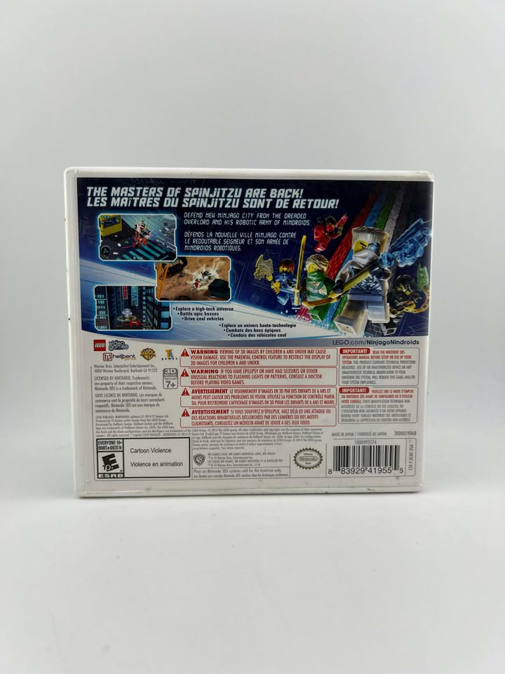 LEGO Ninjago: Nindroids Nintendo 3DS