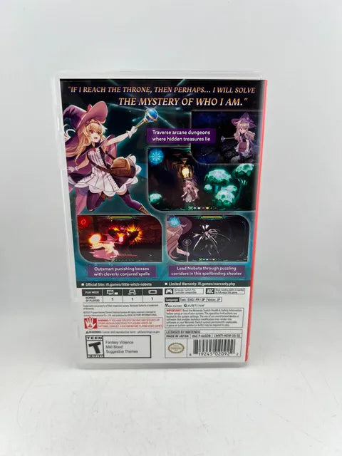 Little Witch Nobeta Nintendo Switch