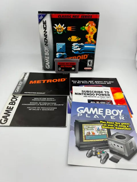 Metroid Classic NES Series Game Boy Advance GBA
