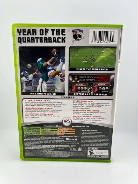 Madden Nfl 06 Xbox