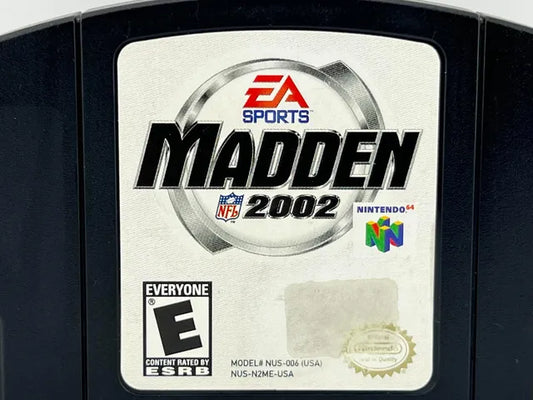 Madden 2002 Nintendo 64 N64