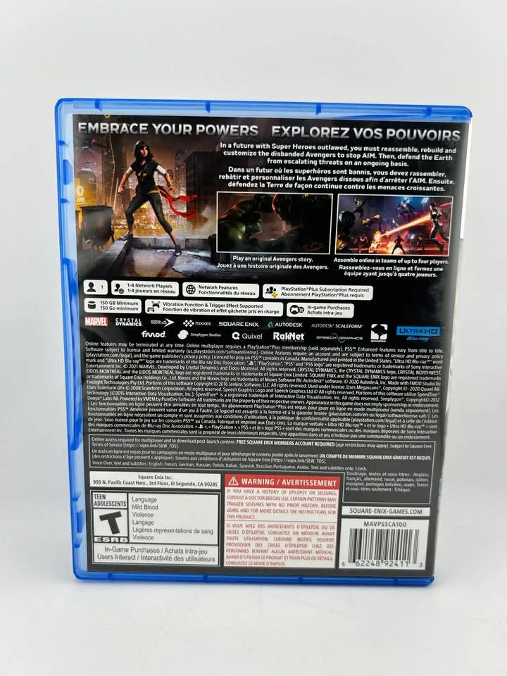 Marvel Avengers Playstation 5 PS5