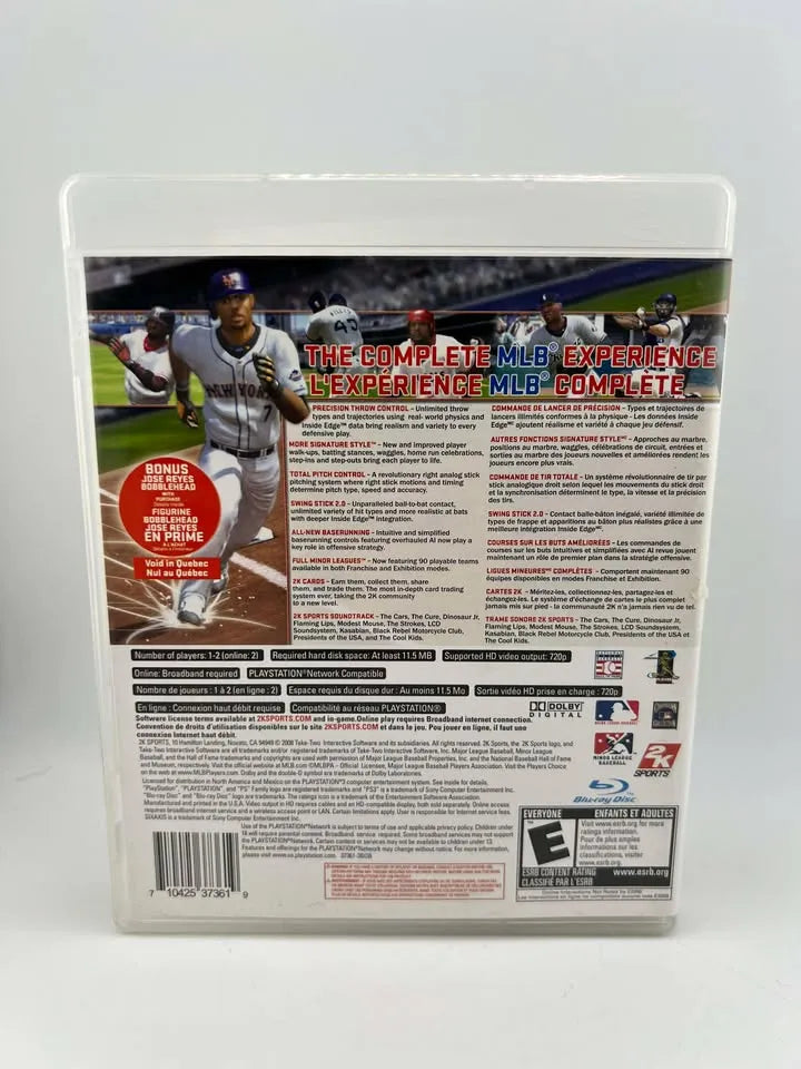 Major League Baseball MLB 2K8 PlayStation 3 PS3