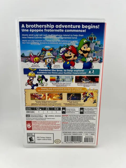 Mario and Luigi Brothership Nintendo Switch