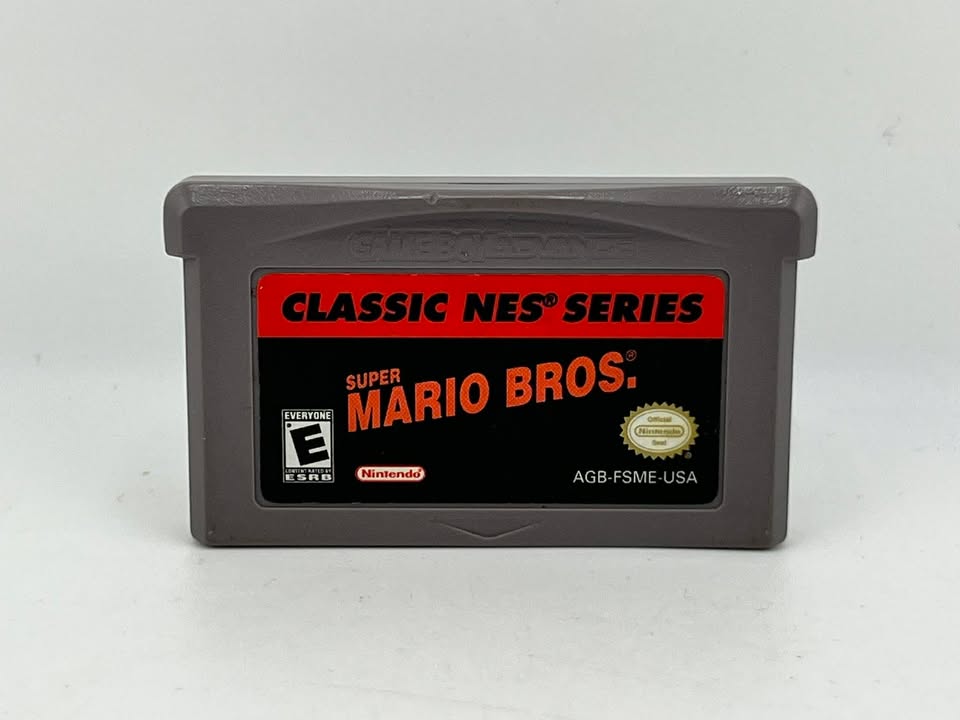 Super Mario Bros Classic NES Series Game Boy Advance GBA