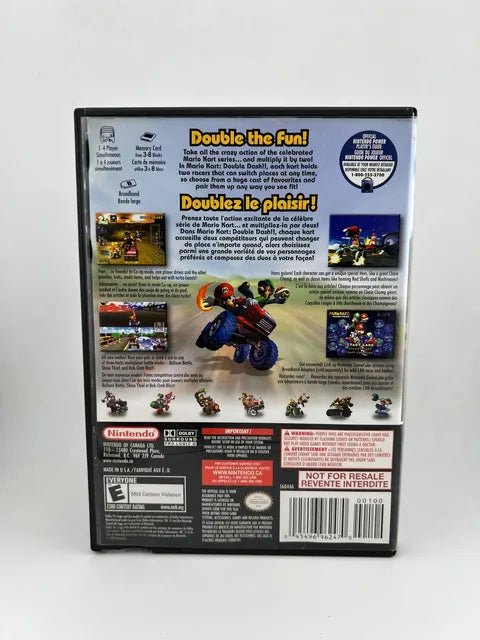 Mario Kart Double Dash Not For Resale Nintendo Gamecube NGC