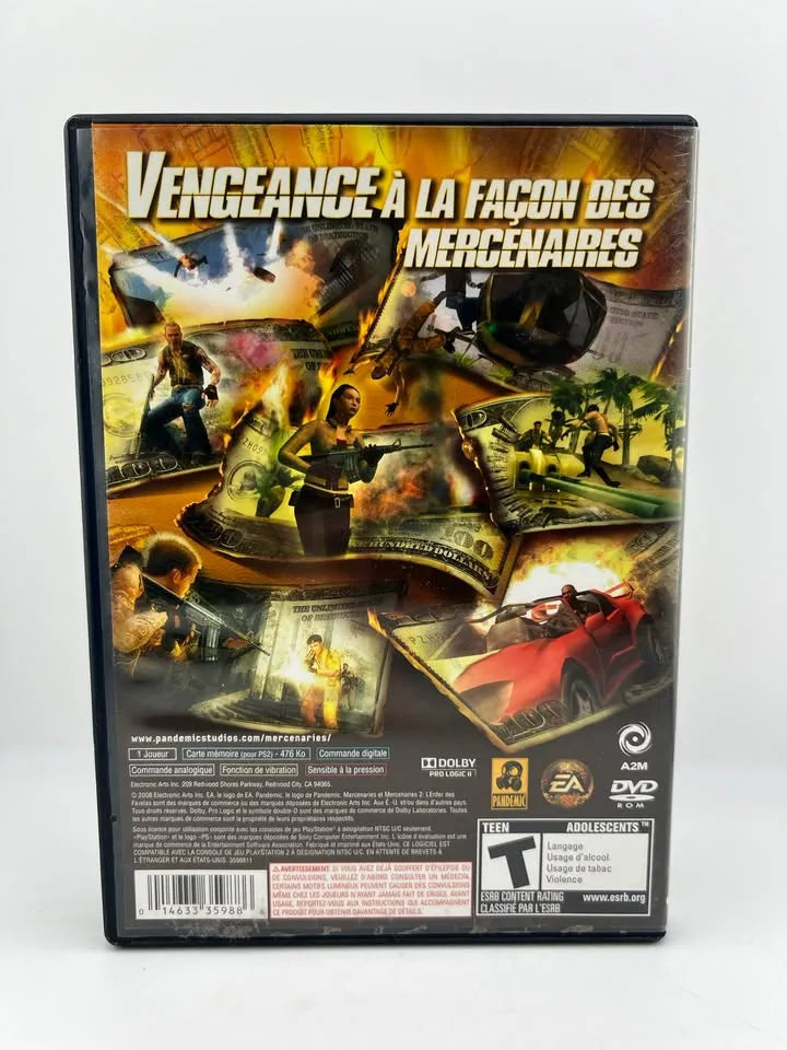 Mercenaries 2 World in Flames Playstation 2 PS2