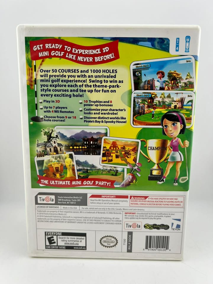 Mini Golf Resort Nintendo Wii