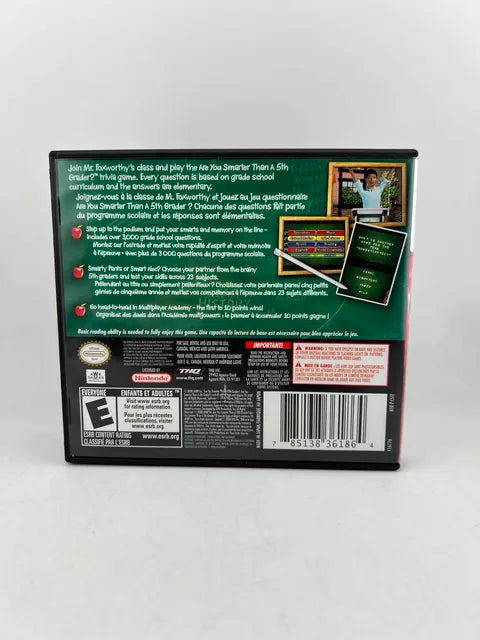 Are You Smarter Than A 5th Grader? Make The Grade Nintendo Ds