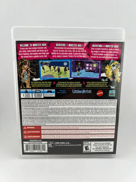 Monster High: New Ghoul in School Playstation 3 PS3