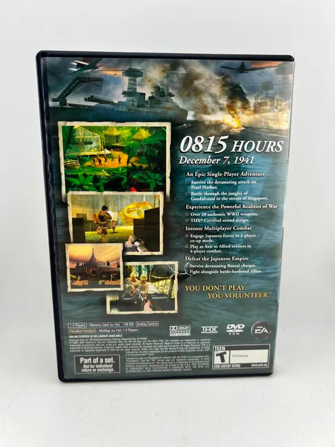 Medal of Honor Rising Sun Part of a Set Playstation 2 PS2
