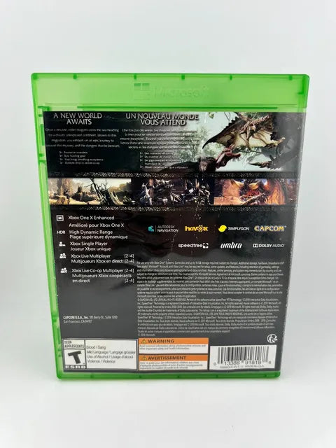 Monster Hunter: World Xbox One Xone