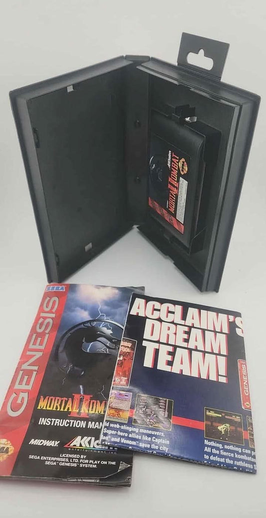 Mortal Kombat II 2 Sega Genesis SG jeux video game-x