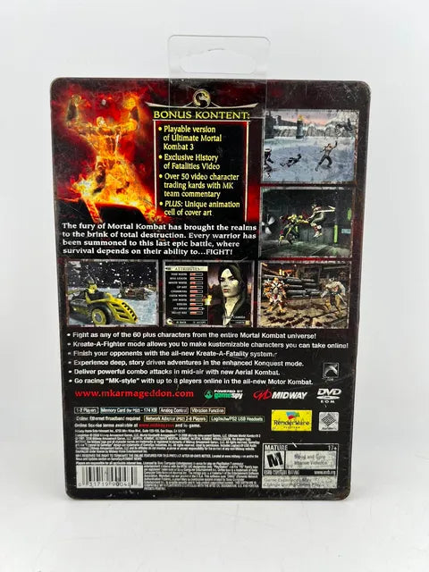 Mortal Kombat Armageddon Premium Edition Kano Playstation 2 PS2