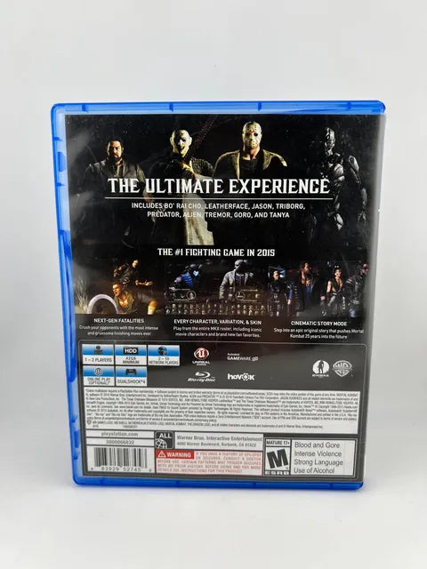 Mortal Kombat XL Playstation 4 PS4