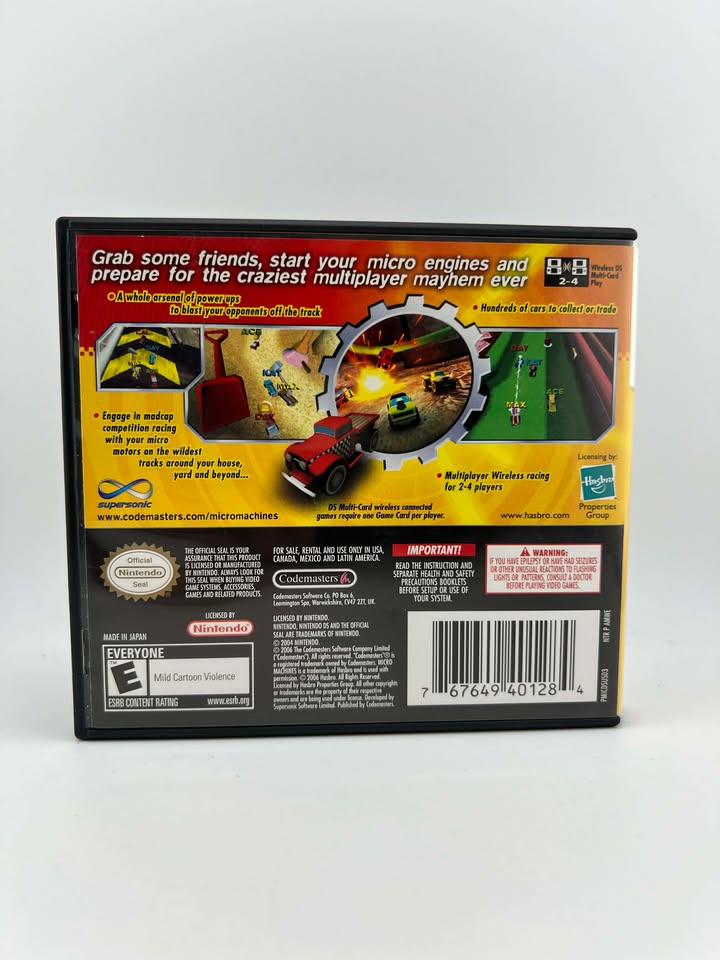 Micro Machines V4 Nintendo DS