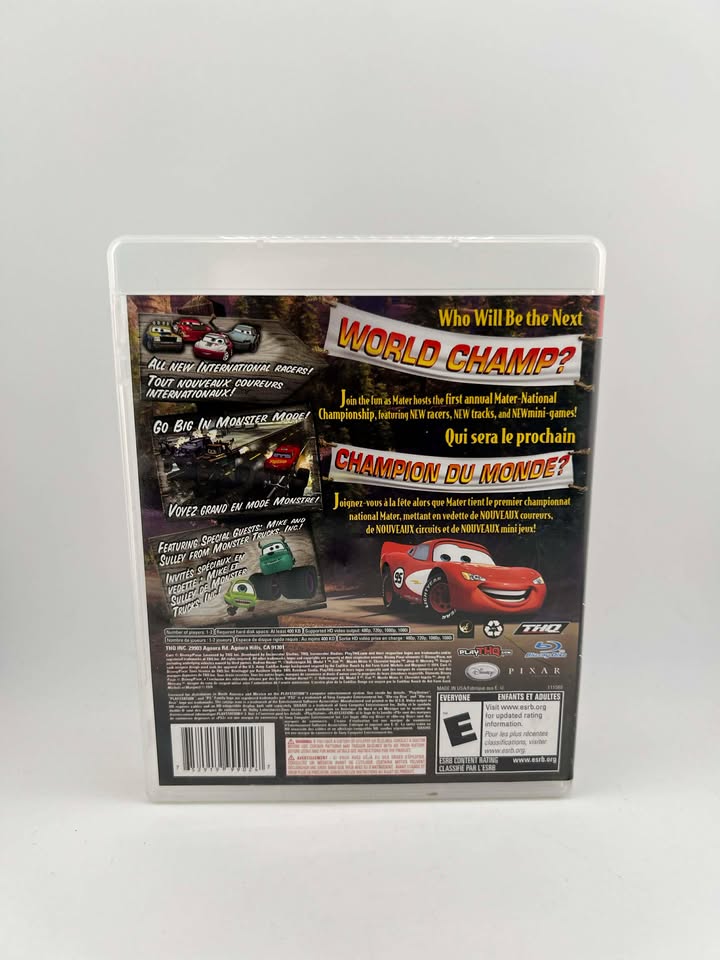 Cars Mater-National Championship Playstation 3 PS3