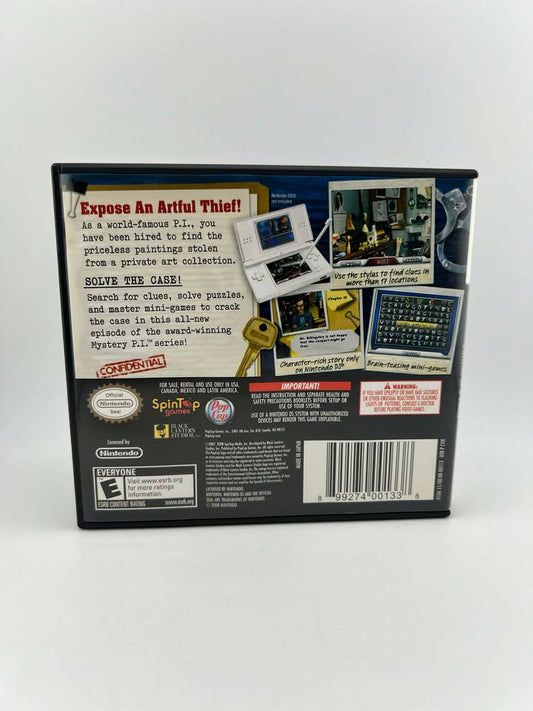 Mystery P.I. Portrait of a Thief Nintendo DS