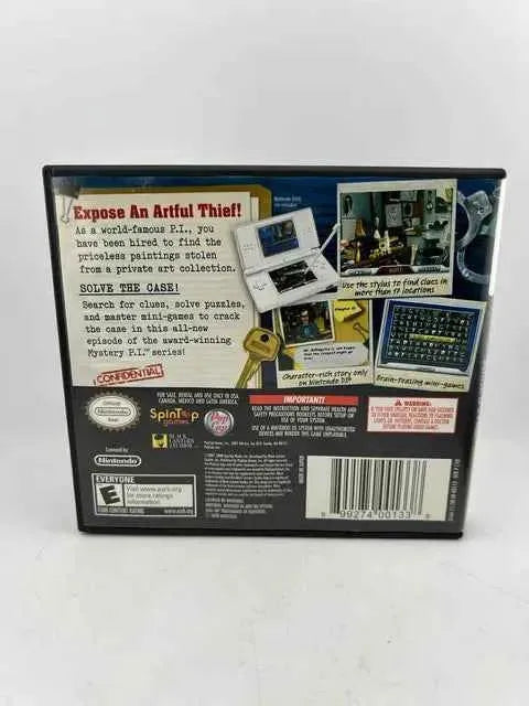 Mystery P.I. Portrait of a Thief Nintendo DS