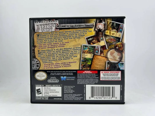 Mystery Quest: Curse of the Ancient Spirits Nintendo DS