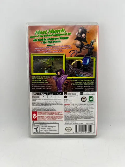 Oddworld Munch's Oddysee Nintendo Switch