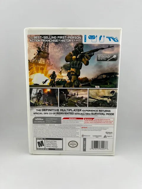 Call of Duty Modern Warfare 3 Nintendo WII