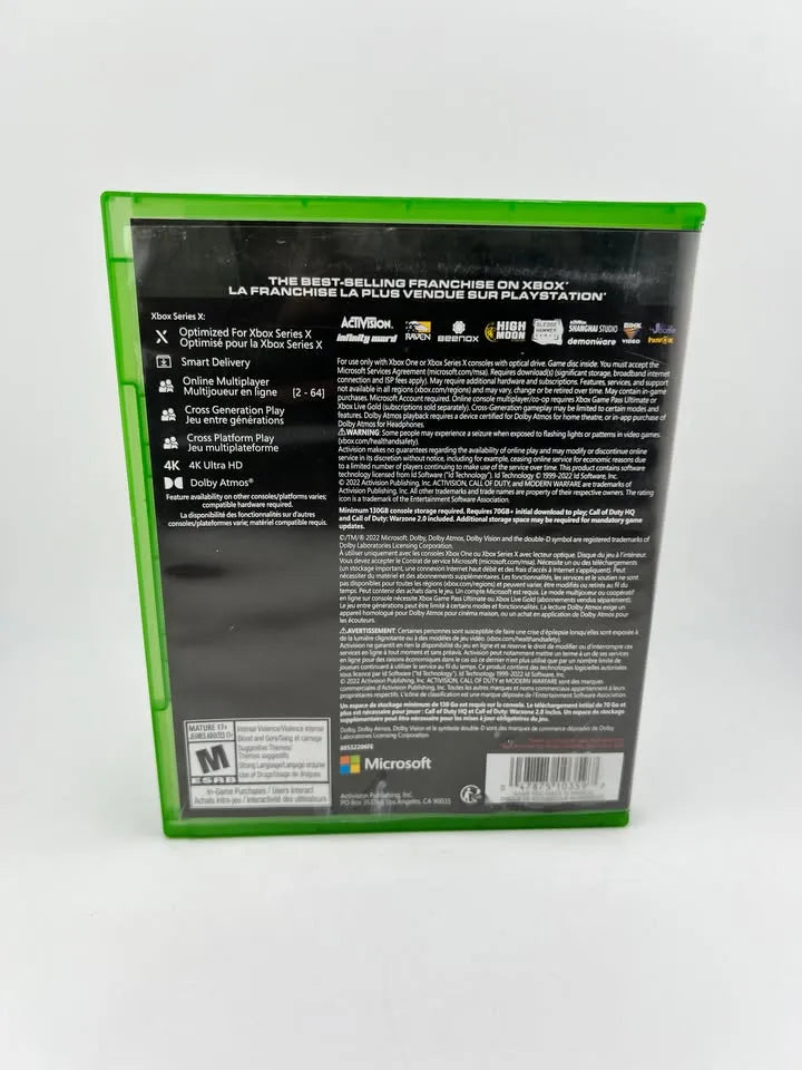 Call of Duty: Modern Warfare II 2 Xbox One Xone Xbox Series X Xseries