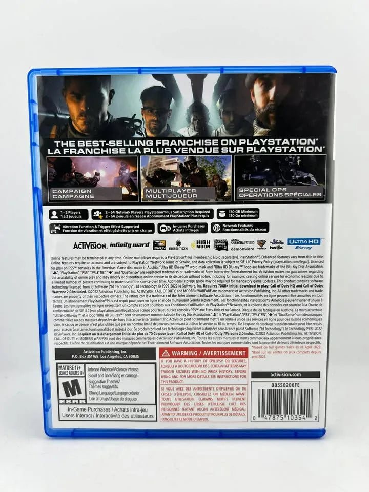 Call of Duty: Modern Warfare II 2 Playstation 5 PS5