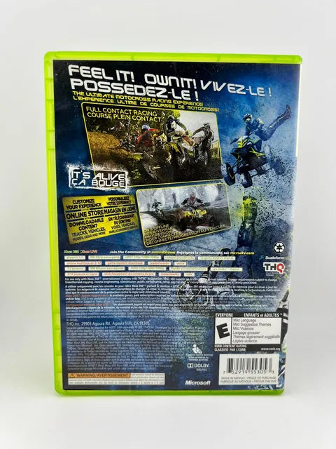MX vs. ATV Alive Xbox 360 X360